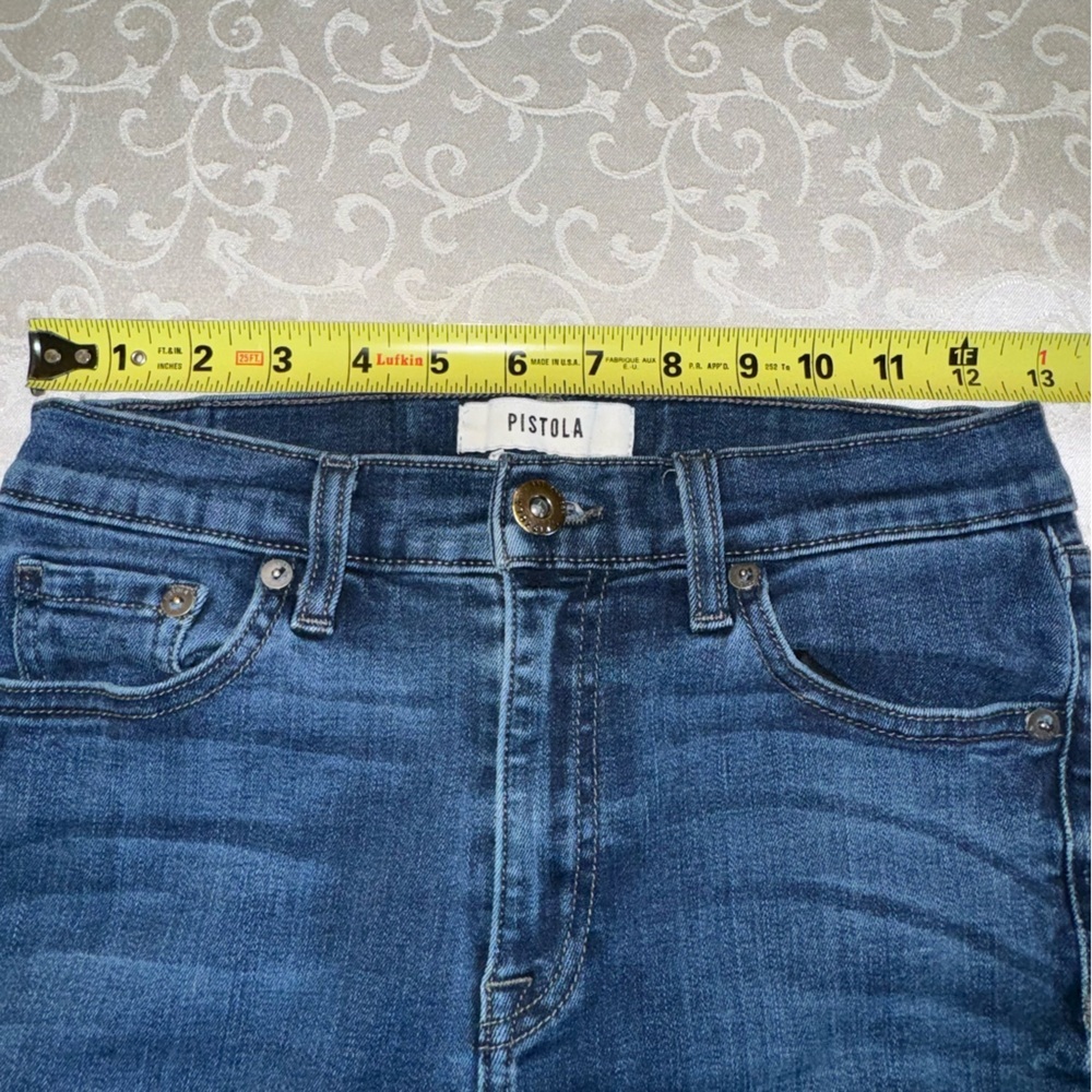 Pistola High Waisted Raw Hem Skinny Jeans - Picture 12 of 16